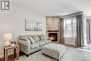 Family Room with Fireplace - 816 Loosestrife Way, Ottawa, ON  - Indoor Photo Showing Living Room With Fireplace 