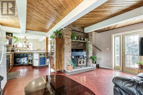 194 Labelle Road, Markstay-Warren, ON - Indoor With Fireplace