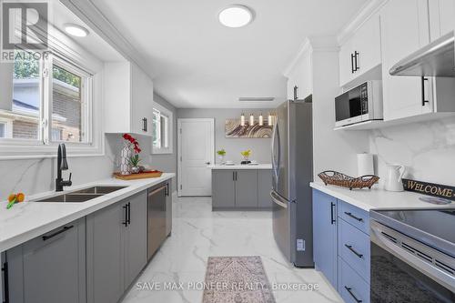 3780 Wyewood Road, Mississauga, ON - Indoor Photo Showing Kitchen With Double Sink With Upgraded Kitchen