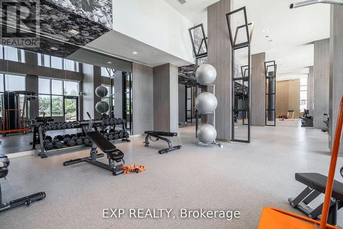 322 - 405 Dundas Street W, Oakville, ON - Indoor Photo Showing Gym Room