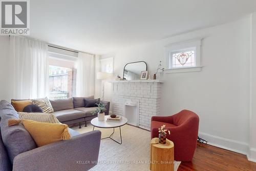 104 Lee Avenue, Toronto, ON - Indoor Photo Showing Living Room With Fireplace