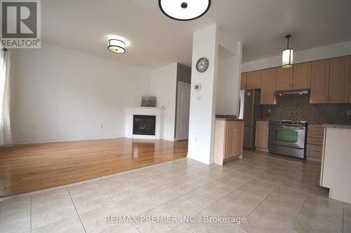 89 Retreat Boulevard, Vaughan, ON - Indoor Photo Showing Kitchen With Fireplace