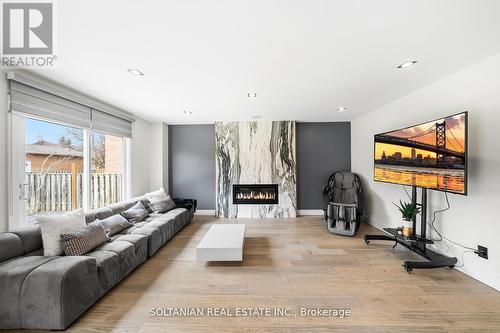 50 Addison Street, Richmond Hill, ON - Indoor Photo Showing Living Room With Fireplace