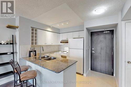 2805 - 210 Victoria St Street, Toronto, ON - Indoor Photo Showing Kitchen With Double Sink