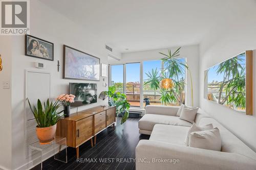 506 - 1169 Queen Street W, Toronto, ON - Indoor Photo Showing Living Room With Fireplace