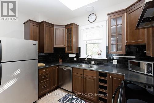 14 Carlton Avenue, London, ON - Indoor Photo Showing Kitchen With Double Sink