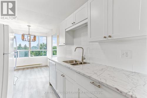 609 - 600 Grenfell Drive, London, ON - Indoor Photo Showing Kitchen With Double Sink