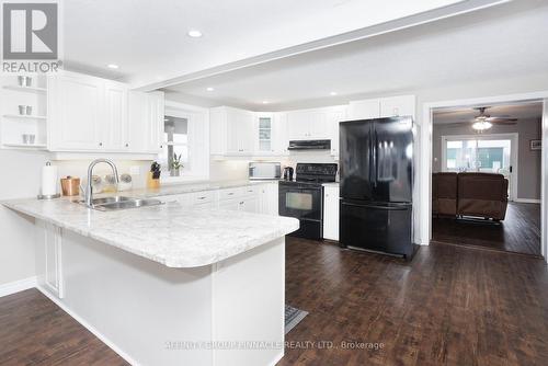 B1625 Highway 48, Brock (Beaverton), ON - Indoor Photo Showing Kitchen With Double Sink