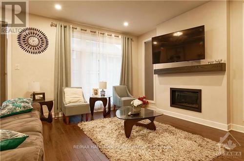 177 Bristol Crescent, North Grenville, ON - Indoor Photo Showing Living Room With Fireplace