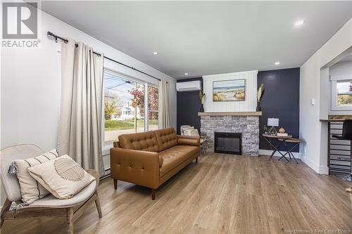 37 Lynwood Drive, Moncton, NB - Indoor Photo Showing Living Room With Fireplace