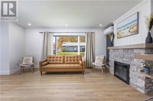 37 Lynwood Drive, Moncton, NB - Indoor Photo Showing Living Room With Fireplace