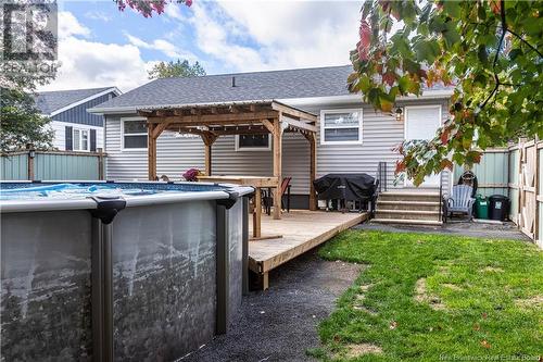 37 Lynwood Drive, Moncton, NB - Outdoor With Above Ground Pool With Exterior