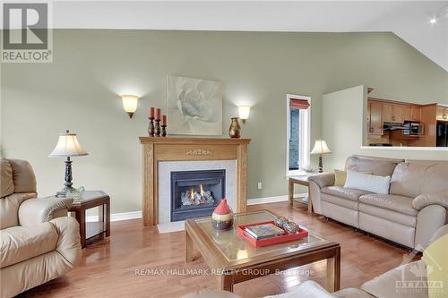 130 Granite Court, Ottawa, ON - Indoor Photo Showing Living Room With Fireplace