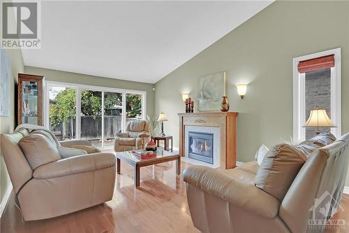 130 Granite Court, Ottawa, ON - Indoor Photo Showing Living Room With Fireplace