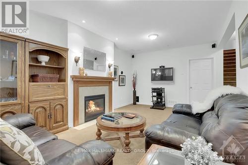 130 Granite Court, Ottawa, ON - Indoor Photo Showing Living Room With Fireplace