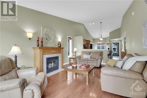 130 Granite Court, Ottawa, ON - Indoor Photo Showing Living Room With Fireplace