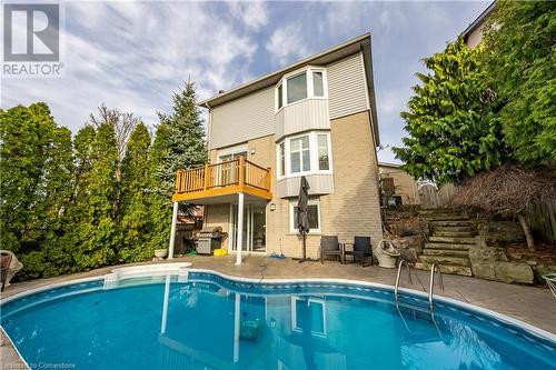 680 Rexford Drive, Hamilton, ON - Outdoor With In Ground Pool With Balcony With Backyard