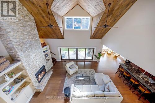 4320 Random Acres Road, Milton, ON - Indoor With Fireplace