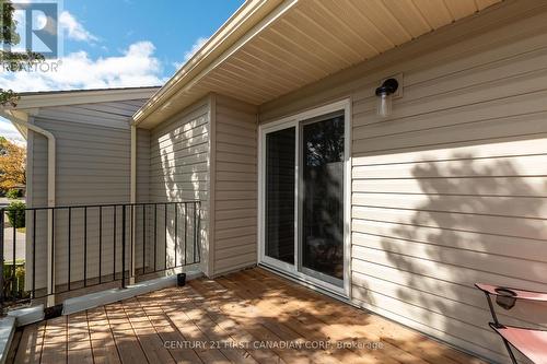 100 - 700 Osgoode Drive, London, ON - Outdoor With Deck Patio Veranda With Exterior