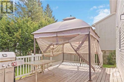 Backyard with Deck and gassebo - 271 Bonavista Street, Rockland, ON - Outdoor With Deck Patio Veranda With Exterior