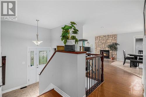 12 Giroux Street, Limoges, ON - Indoor Photo Showing Other Room With Fireplace