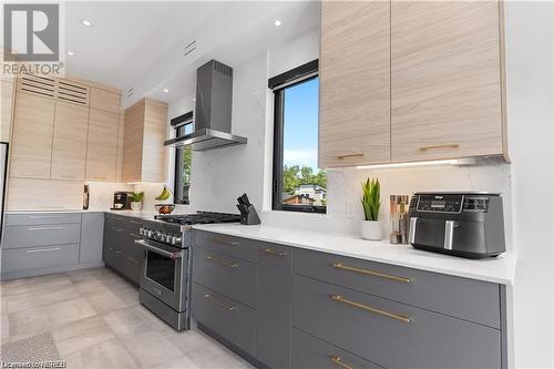 173 Sugarbush Street, North Bay, ON - Indoor Photo Showing Kitchen With Upgraded Kitchen