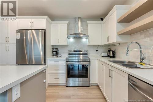 222 Teaberry Avenue, Moncton, NB - Indoor Photo Showing Kitchen With Stainless Steel Kitchen With Double Sink