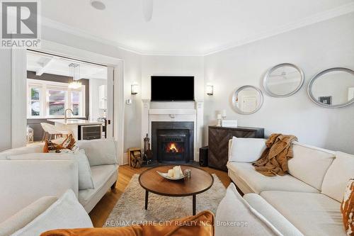 65 Grand Avenue, London, ON - Indoor Photo Showing Living Room With Fireplace