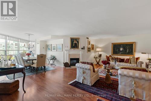 713 - 7825 Bayview Avenue, Markham, ON - Indoor Photo Showing Living Room With Fireplace