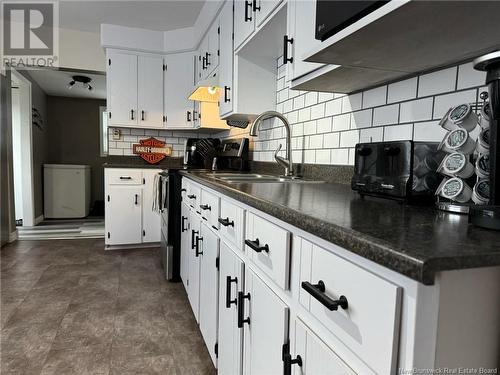 19 Vanceboro Road, Mcadam, NB - Indoor Photo Showing Kitchen With Double Sink