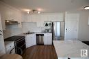 #418 5340 199 St Nw, Edmonton, AB  - Indoor Photo Showing Kitchen With Double Sink 