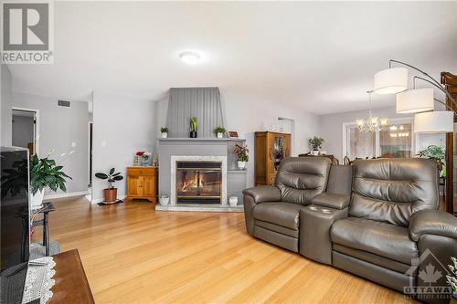 3396 Calabogie Road, Burnstown, ON - Indoor Photo Showing Living Room With Fireplace