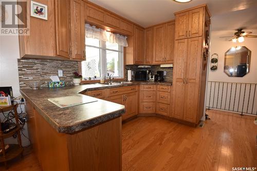 319 4Th Street N, Nipawin, SK - Indoor Photo Showing Kitchen With Double Sink