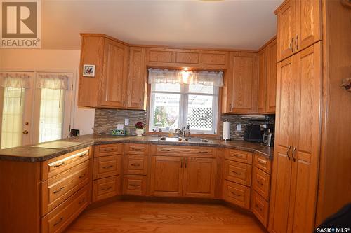 319 4Th Street N, Nipawin, SK - Indoor Photo Showing Kitchen With Double Sink