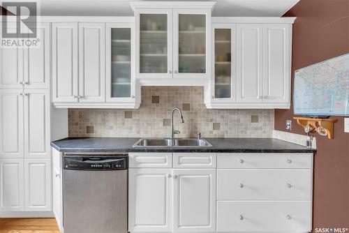 2229 Winnipeg Street, Regina, SK - Indoor Photo Showing Kitchen With Double Sink