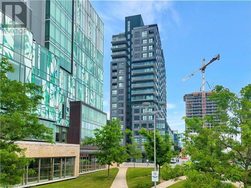 1 Victoria Street S Unit# 1001, Kitchener, ON - Outdoor With Balcony With Facade