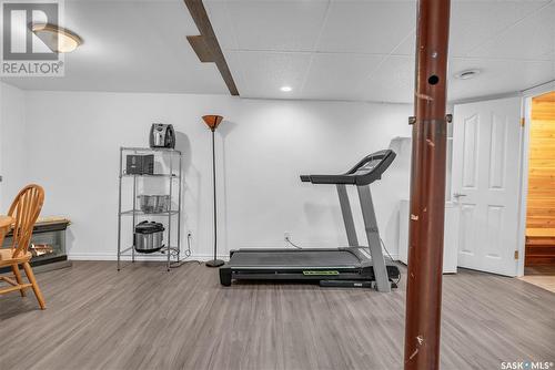 256 Woodland Avenue, Buena Vista, SK - Indoor Photo Showing Gym Room