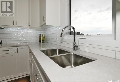 3 2330 Morsky Drive, Estevan, SK - Indoor Photo Showing Kitchen With Double Sink