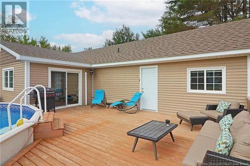 940 Pleasant Drive, Minto, NB - Outdoor With Above Ground Pool With Deck Patio Veranda With Exterior