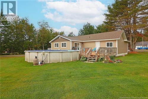 940 Pleasant Drive, Minto, NB - Outdoor With Above Ground Pool With Backyard