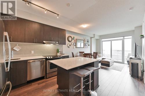 2108 - 2560 Eglinton Avenue W, Mississauga, ON - Indoor Photo Showing Kitchen With Stainless Steel Kitchen With Upgraded Kitchen