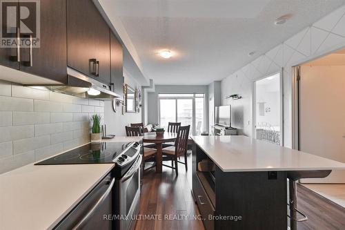 2108 - 2560 Eglinton Avenue W, Mississauga, ON - Indoor Photo Showing Kitchen With Upgraded Kitchen