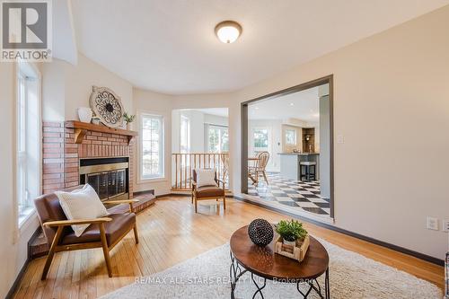 7 Conistan Road, Markham, ON - Indoor Photo Showing Living Room With Fireplace