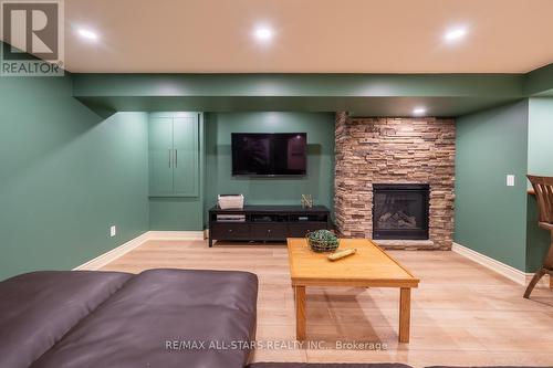 7 Conistan Road, Markham, ON - Indoor Photo Showing Living Room With Fireplace