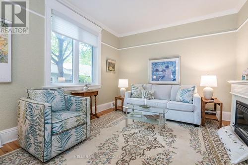 19 Fox Street, Penetanguishene, ON - Indoor Photo Showing Living Room With Fireplace