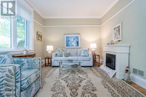 19 Fox Street, Penetanguishene, ON - Indoor Photo Showing Living Room With Fireplace