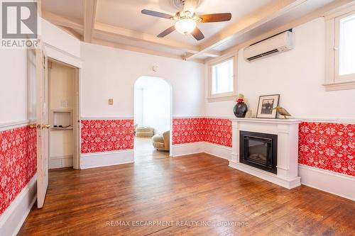 354 Cumberland Avenue, Hamilton, ON - Indoor With Fireplace