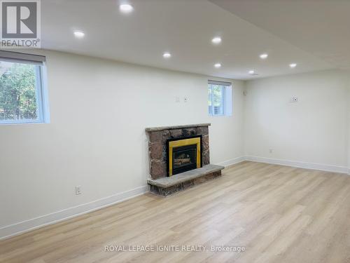 Bsmt - 14 Captain Rolph Boulevard, Markham, ON - Indoor With Fireplace