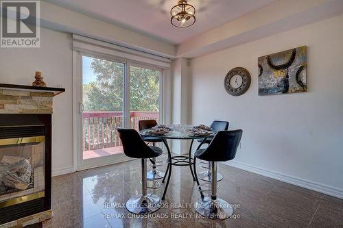 47 Rush Road, Aurora, ON - Indoor Photo Showing Dining Room With Fireplace