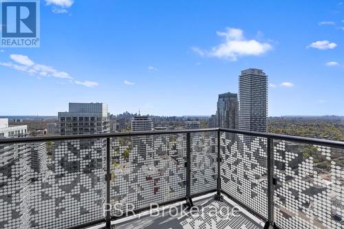 3509 - 101 Roehampton Avenue, Toronto, ON - Outdoor With Balcony With View